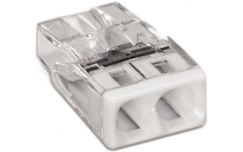 Клемник 2х(0.5-2.5) 2-х проводн. для распред. короб.   WAGO 2273-242 ( 243115)