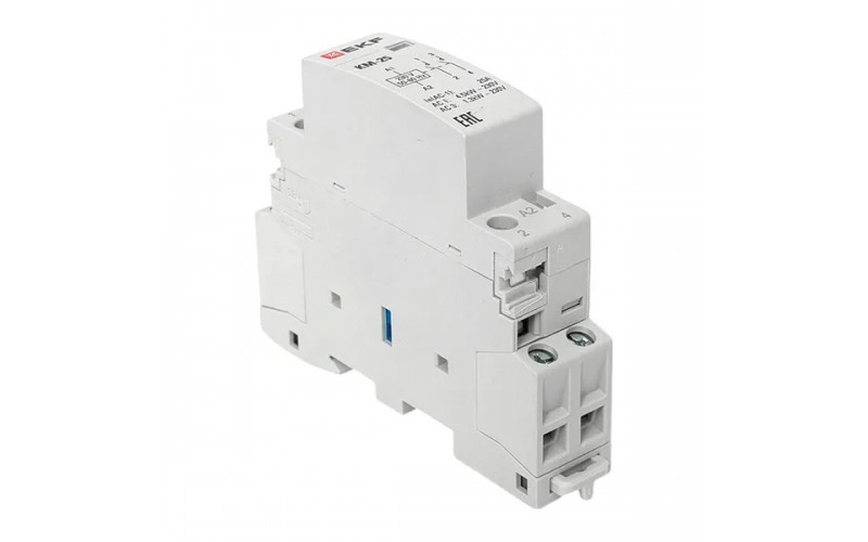 Контактор модульный КМ 25А 2NО (1 мод.) (km-1-25-20) EKF (147141)