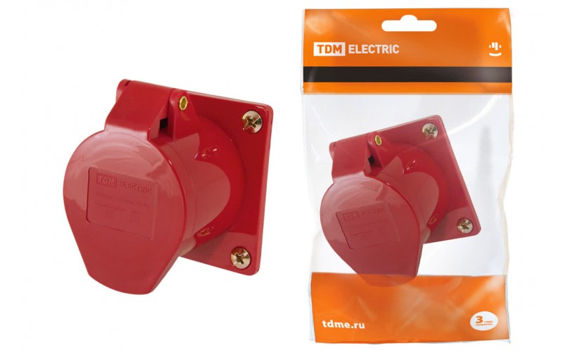 Розетка с/у 32А 380В 3P+PE+N IP44 ССЕ-425 TDM SQ0604-0016