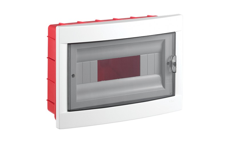 Бокс с/п на 12 мод. с двер. Vi-Ko (308х209х109)