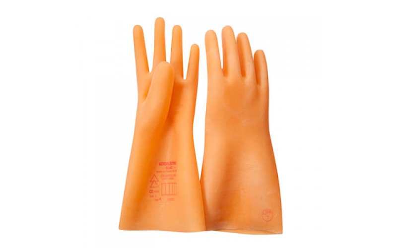 Перчатки диэлектрические АЗРИЭЛЕКТРО класс 0 размер №4
