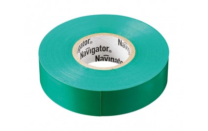 Изолента ПВХ 15мм (рул.20м) зел. NIT-B15-20/G Navigator