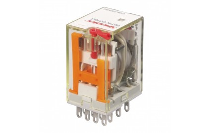 Реле RKF4CO730LT, 4CO, 6A (250VAC/30VDC) 230VAC, мех. индикация, тест-кнопка с блокировкой Реле RKF4CO730LT, 4CO, 6A (250VAC/30VDC) 230VAC, мех. индикация, тест-кнопка с блокировкой