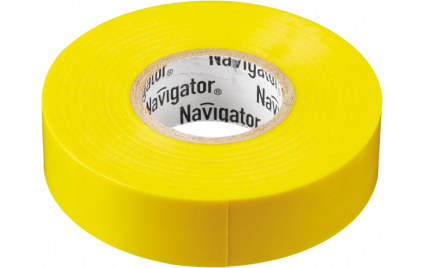 Изолента ПВХ 15мм (рул.20м) желтая NIT-B15-20/Y Navigator