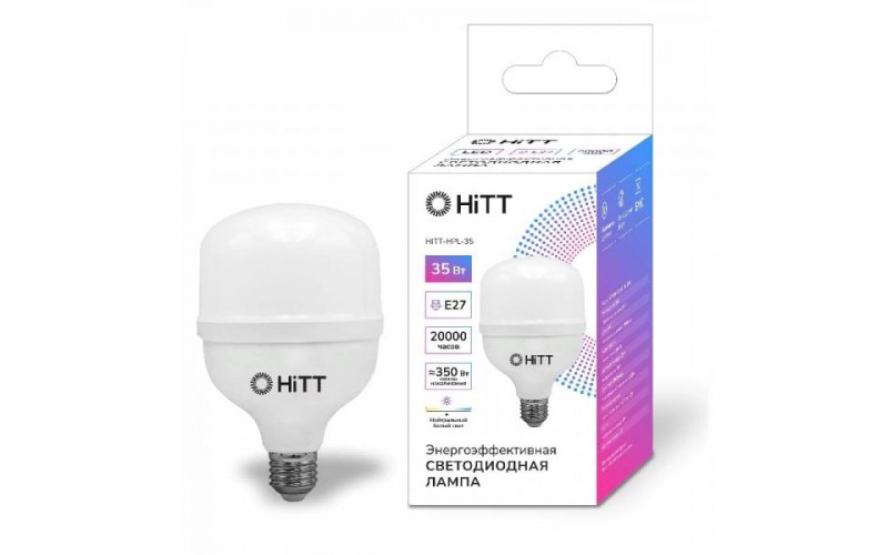 Лампа HITT-HPL-35-230-E27-6500