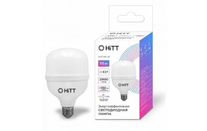 Лампа HITT-HPL-55-230-E27-6500