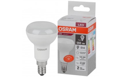 Лампа OSRAM LED Value LV R50 60 7SW/840 7Вт  E14 230В 10х1 