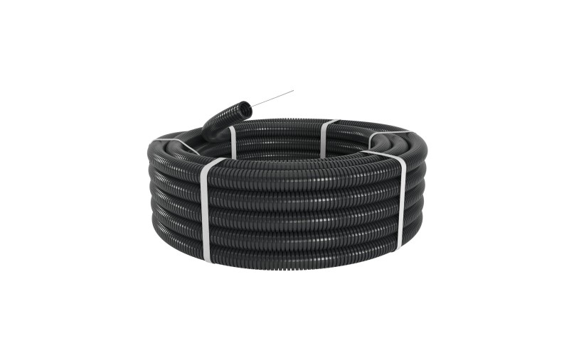 Труба гофрированная  ПА 6 d17мм dвнутр.16.8мм dвнешн.21.2мм без протяжки безгалоген.  (1411843)