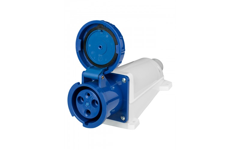Розетка н/у 63A 220В 2P+РE (133) стационарная IP54 TDM SQ0602-0010