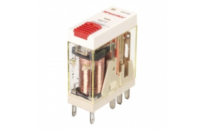 Реле RFT2CO730LT, 2CO 8A(250VAC/30VDC),230VAC, мех. индикация,тест-кнопка с блокировкой,LED