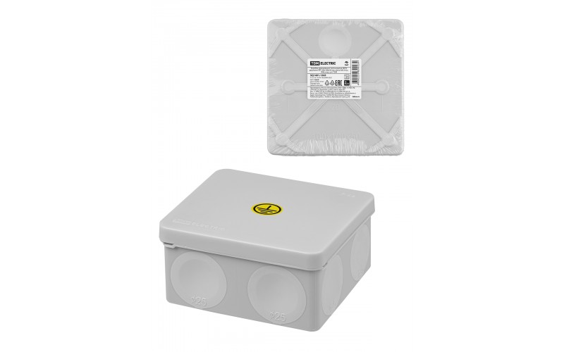 Коробка КУП ОП 100х100х50 шина 6х9 8 гр. IP66 инд.штрихкод ТDM SQ1401-1365