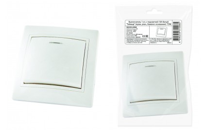 Выключатель 1 кл. с подсветкой 1…