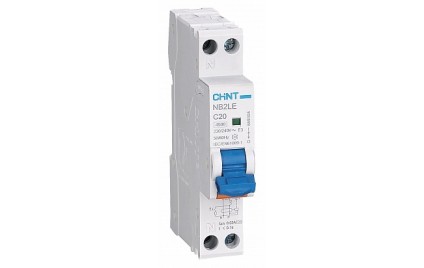 Выкл. диф. тока 2п NB2LE 1P+N 16А 30mA (6кА) АC CHINT (Китай) 689002