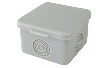 Коробка распаячная ОП 65х65х50мм крышка IP54 4вх., без гермовводов TDM SQ1401-0811