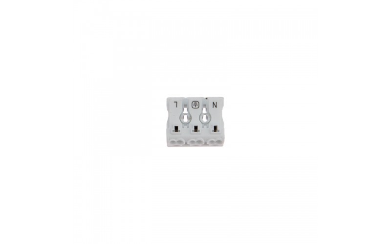 Клемма пружинная соединительная КСП 3-полюсная с монтажными ножками (уп.100шт) Rexant 07-6 Клемма пружинная соединительная КСП 3-полюсная с монтажными ножками (уп.100шт) Rexant 07-6