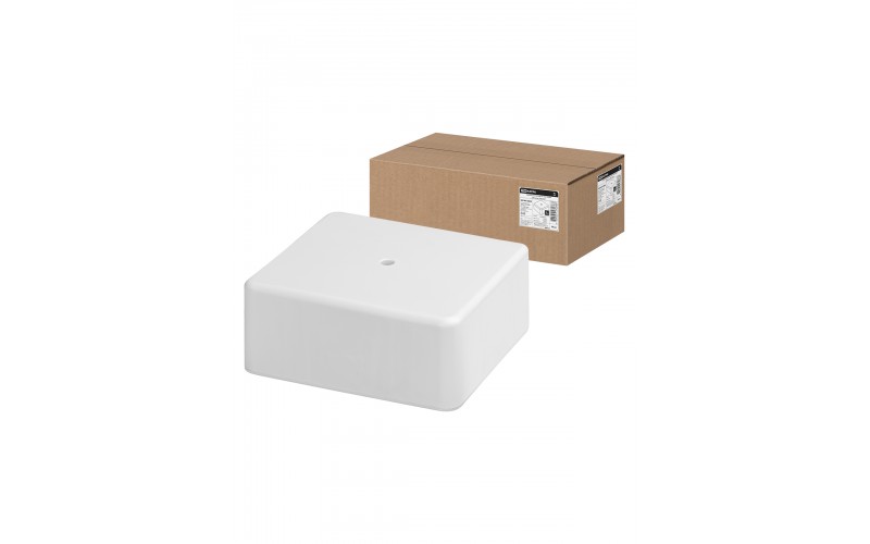 Коробка распаячная КР 100х100х44 ОП белая IP40 TDM SQ1401-0209