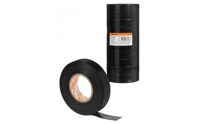 Изолента ПВХ 0,15мм*19мм (рулон=25м) черная TDM SQ0526-0086