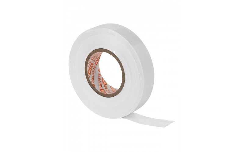 Изолента ПВХ 0,18мм*19мм (рулон=20м) белая TDM SQ0526-0061