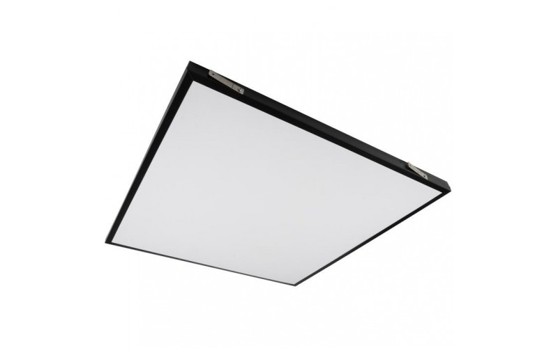 Свет.JazzWay PPL 588/G OPAL 40Вт 4000К IP40 588х588х25мм BLACK ДВО Грильято