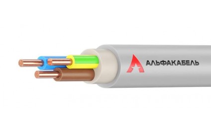 Кабель NYM-J 3х1.5 0.66кВ (уп.100м) АЛЬФАКАБЕЛЬ 05132 (2077399)
