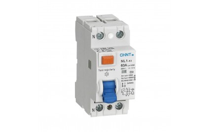 Устройство защитного отключения УЗО NL1-63 2P 40A 30mA 6кА CHINT 200213