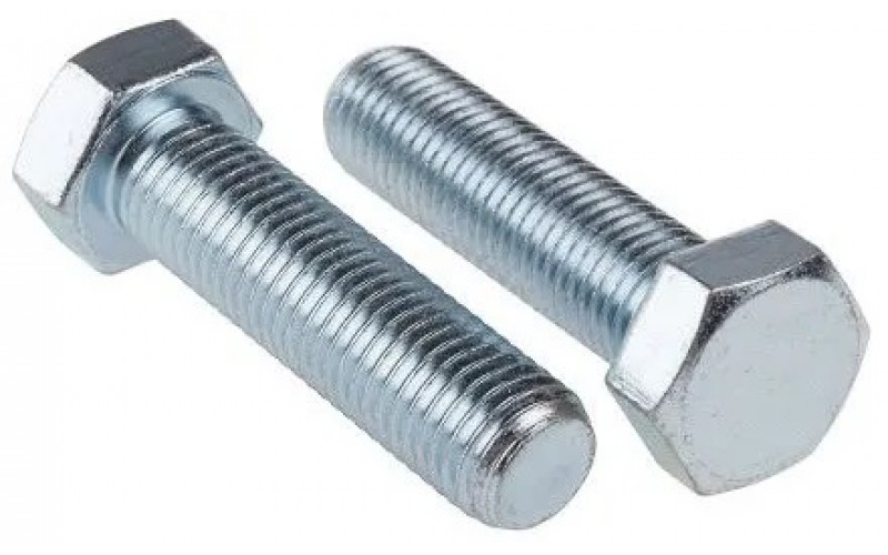 Болт шестигранный М10х30 РМЗ, (фас), цинк, кл.пр. 5,8