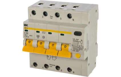 Выкл.авт.диф. АД-14 63А/30мА 380…