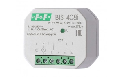 Реле импульсное BIS-408i (LED)