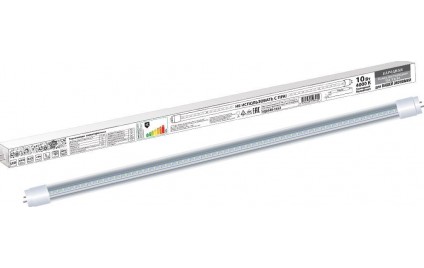 Лампа TDM НЛ-Т8-10Вт-230В-4000К–G13 600мм прозрачная.стекло непов. SQ0340-1652 