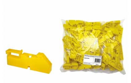 Изолятор DIN-рейку желтый TDM SQ0810-0001