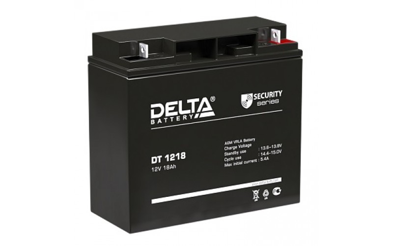 Батарея аккумуляторная 12В 18А.ч Delta DT 1218