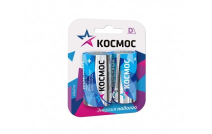 Элемент питания LR LR20 Максимум BP2 (блист.2шт) Космос KOCLR20MAX2BL