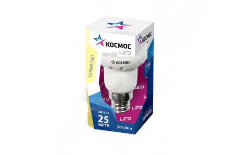 Лампа KOSMOS LED R39 3Вт 220В E14 4500К