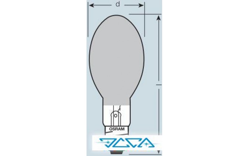 Лампа газоразрядная с покрытием Osram HQI-E/P 400/D