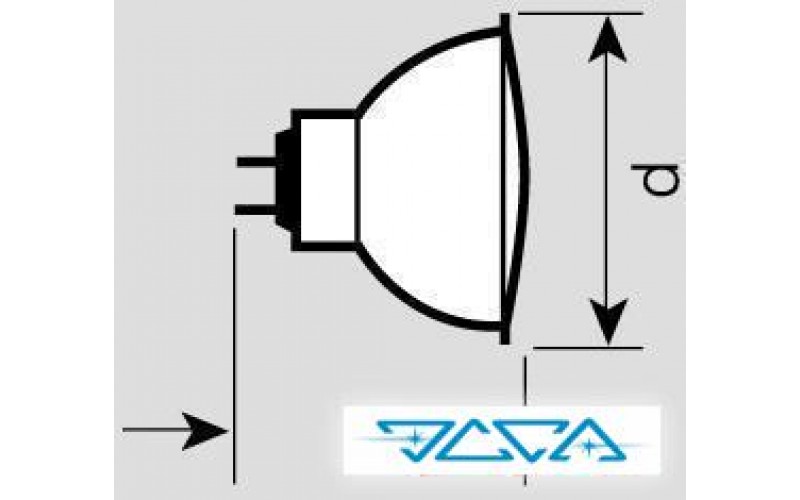 Лампа галогенная Osram 46870 WFL