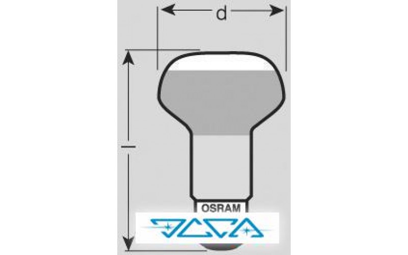 Лампа галогенная Osram 64543 R63 ECO 46W 230V E27