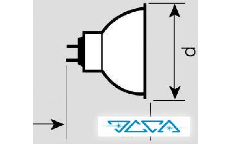 Лампа галогенная Osram 41866 WFL