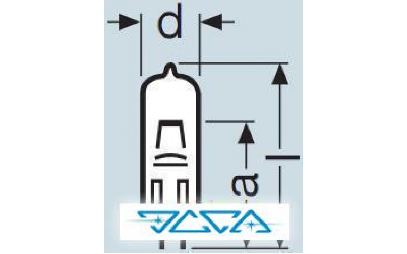 Лампа низковольтная галогенная Osram 64656 HLX