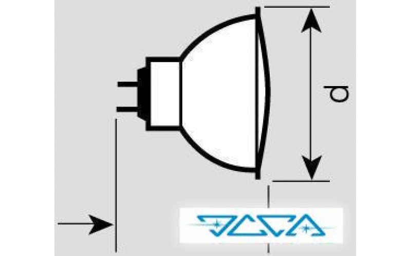 Лампа галогенная Osram 46871 WFL