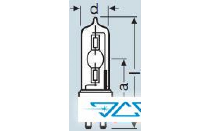 Лампа металлогалогенная Osram HMI 400 W/SE GZZ9.5