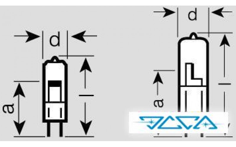 Лампа накаливания галогенная Osram 64435 U