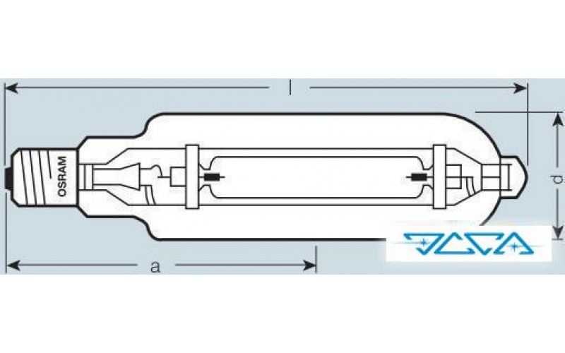 Лампа газоразрядная Osram HQI-T 2000/D