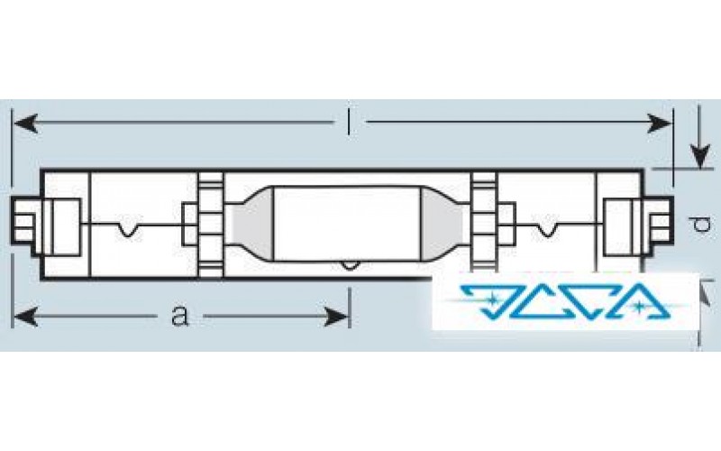 Лампа газоразрядная Osram HQI-TS 400/NDL