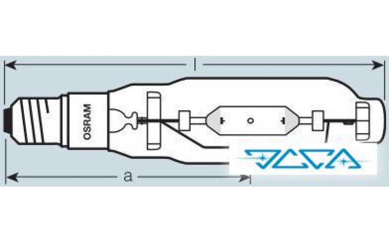 Лампа газоразрядная Osram HQI-T 1000/D