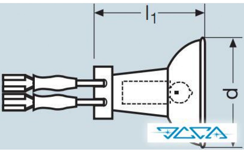 Лампа галогенная с отражателем Osram 64337 IRC-A 48-30