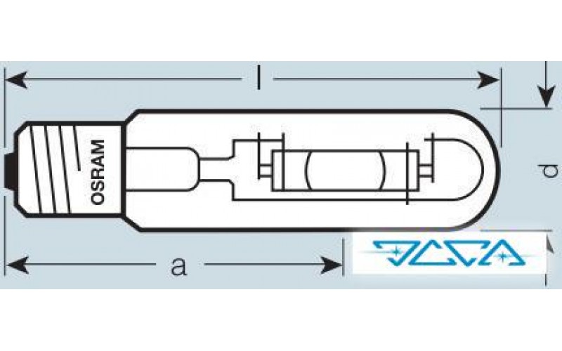 Лампа газоразрядная Osram HQI-T 250/D/PRO