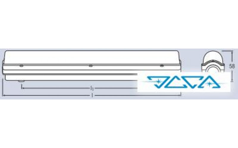 Cветильник накладной Osram LUMILUX BRIK EL 13W