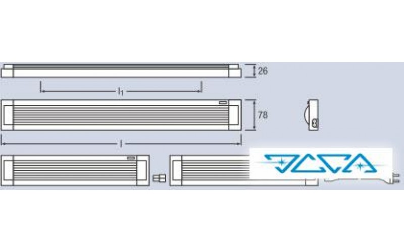 Светильник накладной OSRAM SLIMLITE EL 13W