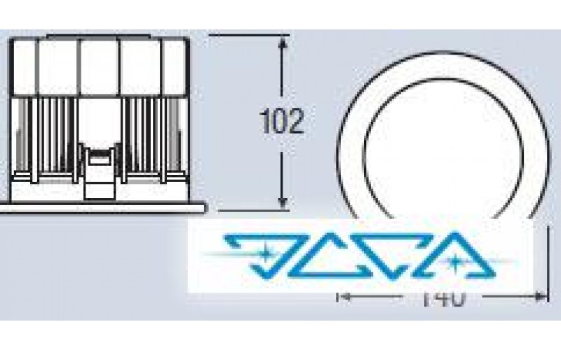Cветильник накладной акцентный направленного света Osram LEDVANCE DOWNLIGHT L 830 L60 WT