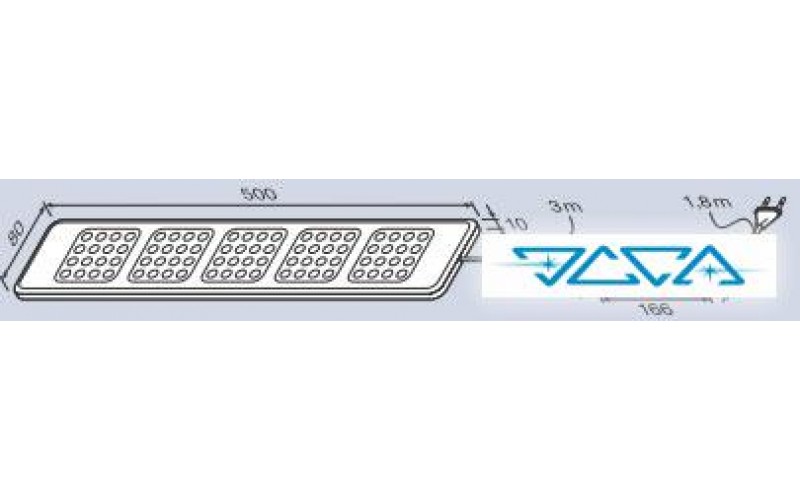 Светильник встраиваемый OSRAM QOD DOMINO длинный 5x4W